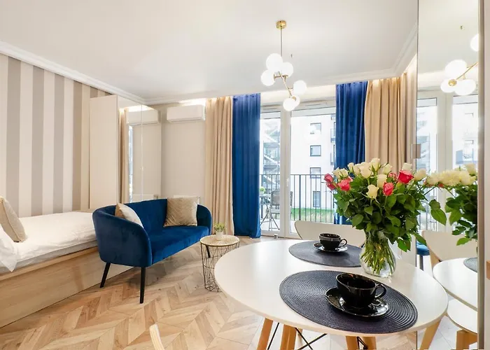 Apartament Sky Home- Blue -manufaktura, Bezpłatny Parking, Klima, Dostęp Na Kod Łódź