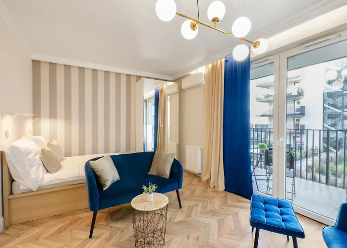 Sky Home- Blue -manufaktura, Bezpłatny Parking, Klima, Dostęp Na Kod Apartament